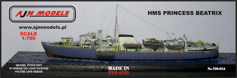 AJM Models 700-014 1:700 HMS Princess Beatrix