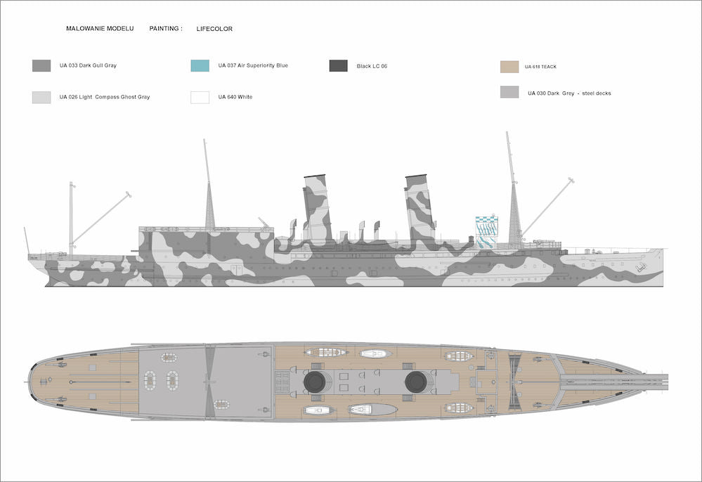 AJM Models 700-041 1:700 H.M.S. Ben-my-Chree