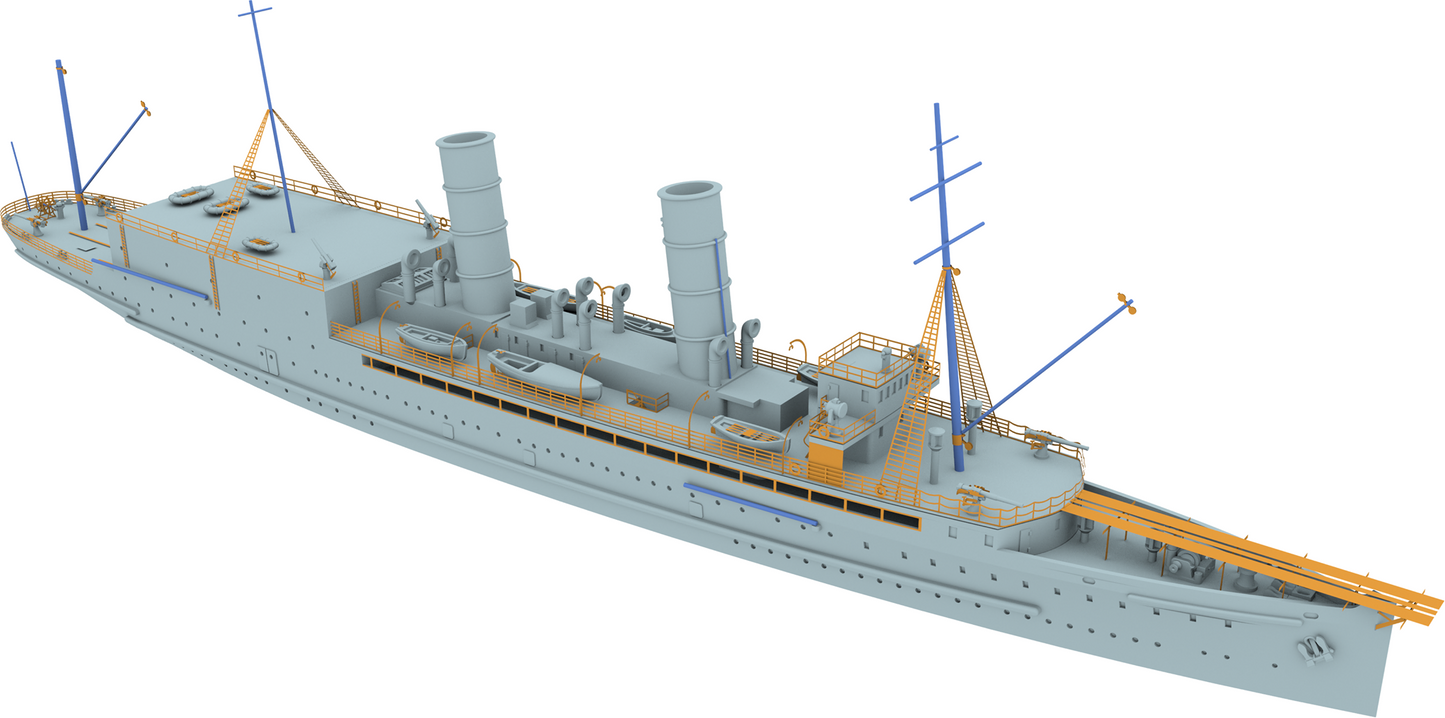 AJM Models 700-041 1:700 H.M.S. Ben-my-Chree