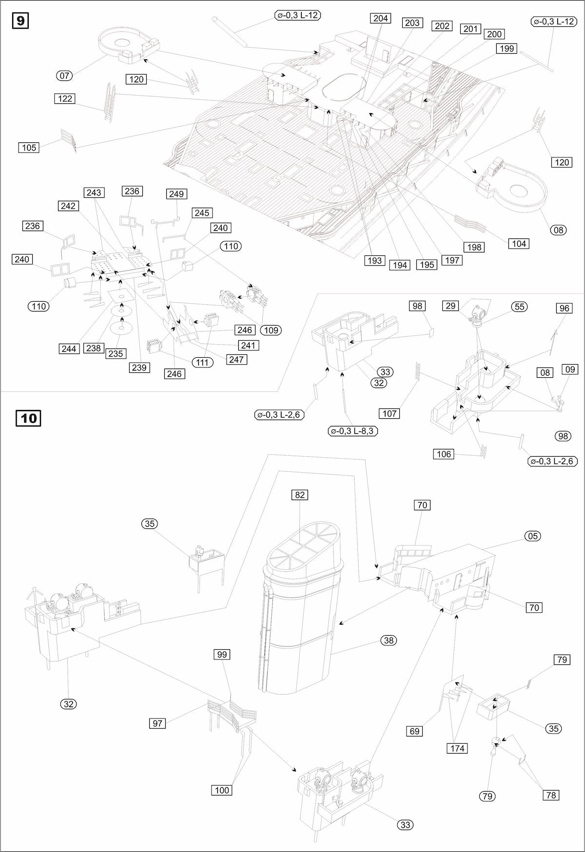 AJM Models 700-055 1:700 HMS Resolution WWII