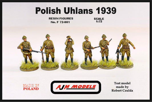 AJM Models F72-001 1:72 Polish Uhlans 1939 Resin Figures