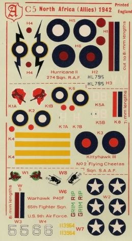 Almark C05 1:72 North Africa (Allies) 1942