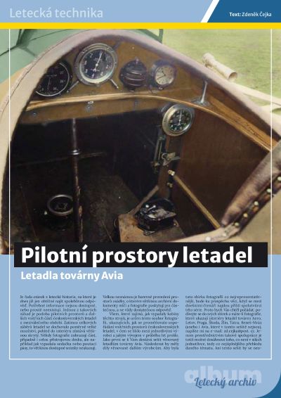 Peewit AL-LA-01 1:72 Avia aircraft cockpits