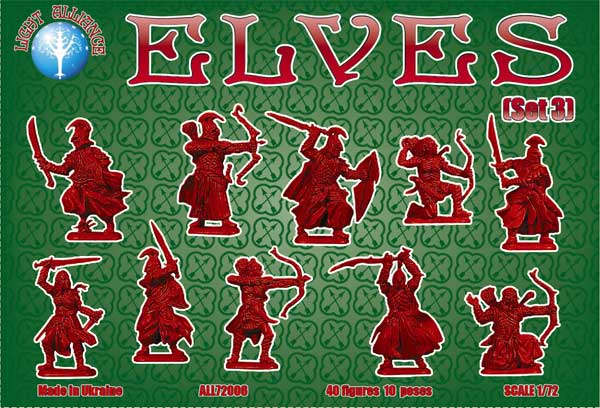 Dark Alliance ALL72006 1:72 Elves (Set 3)