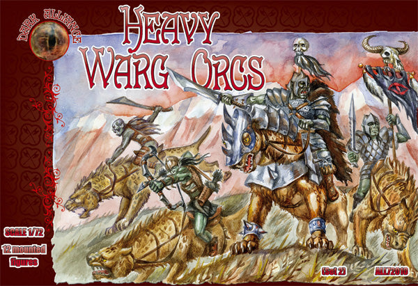 Dark Alliance ALL72010 1:72 Heavy Warg Orcs (Set 2)