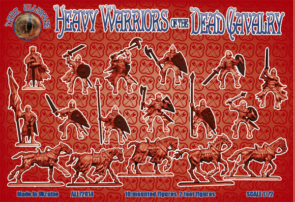 Dark Alliance ALL72014 1:72 Heavy Warriors of the Dead Cavalry