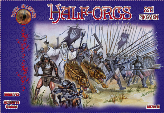 Dark Alliance ALL72015 1:72 Half-Orcs Pikemen (Set 1)