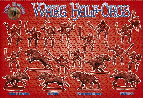 Dark Alliance ALL72018 1:72 Warg Half-Orcs