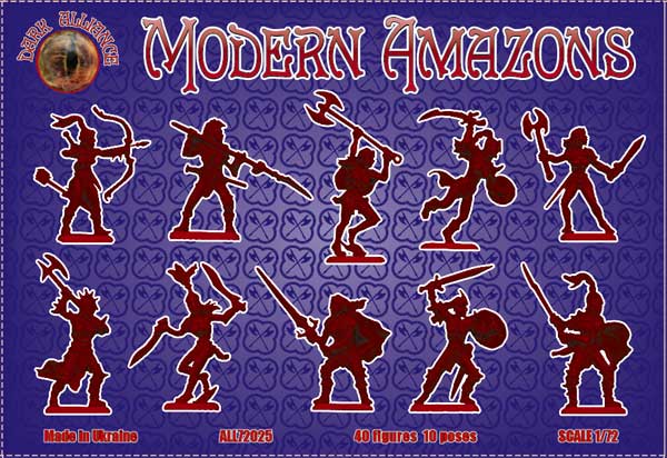 Dark Alliance ALL72025 1:72 Modern Amazons (Set 1)