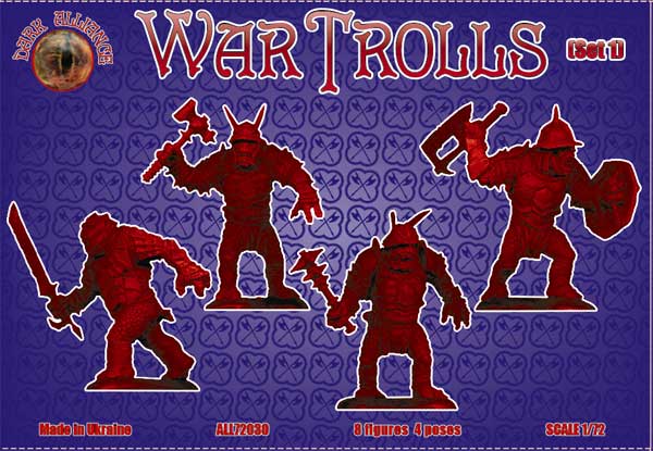 Dark Alliance ALL72030 1:72 War Trolls (Set 1)