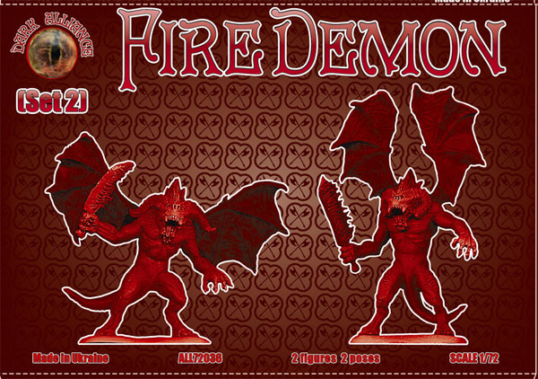 Dark Alliance ALL72036 1:72 Fire Demon (Set 2)