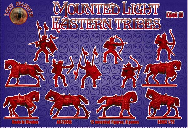 Dark Alliance ALL72056 1:72 Mounted Light Eastern Tribes (Set 1)