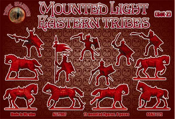 Dark Alliance ALL72057 1:72 Mounted Light Eastern Tribes (Set 2)