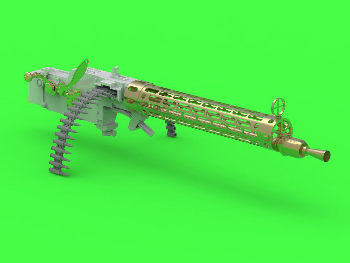 Master AM-32-121 1:32 Spandau LMG 08/15 (2 pcs) - complete German WWI machine guns including brass, resin and etched parts