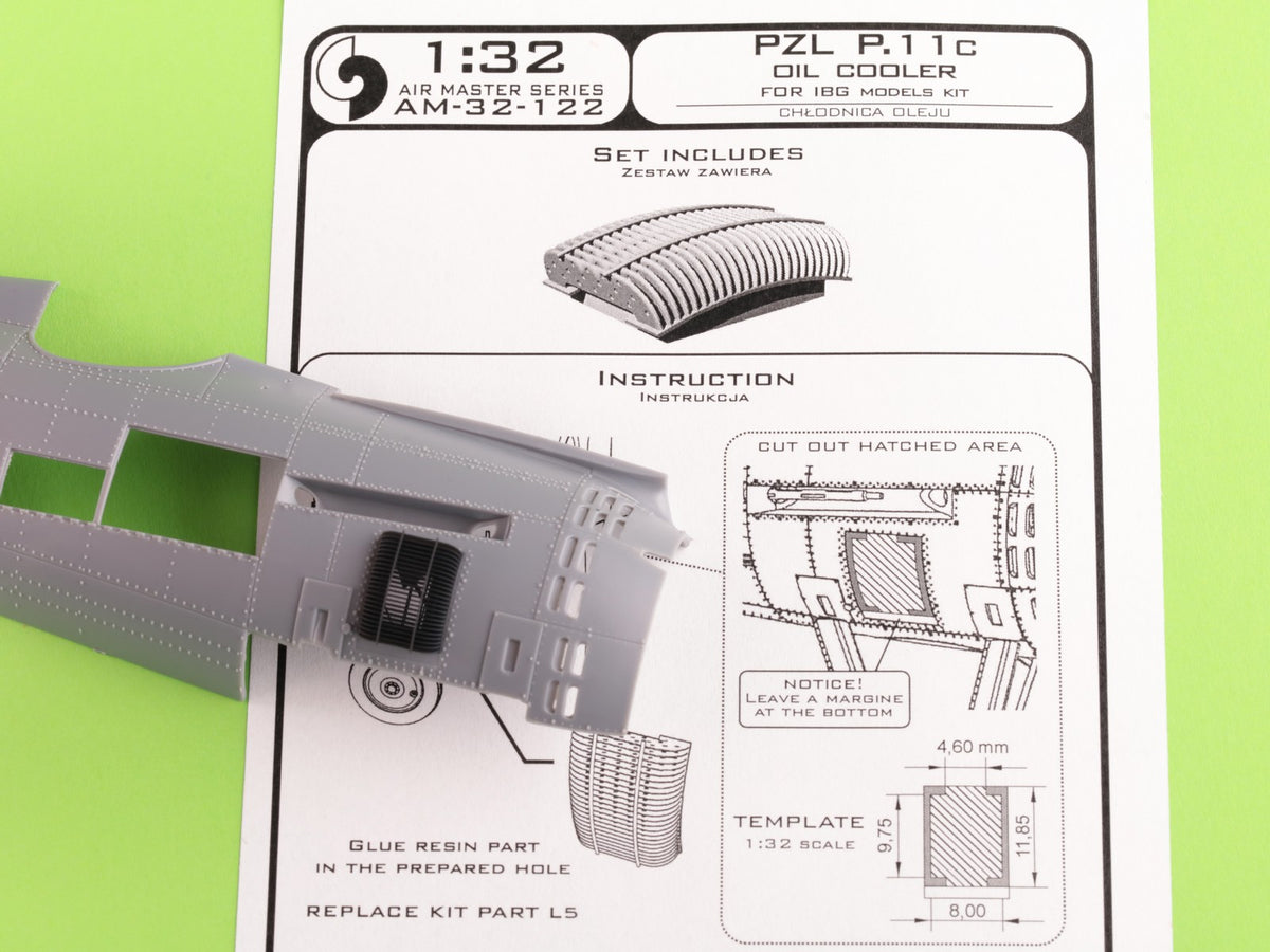 Master AM-32-122 1:32 PZL P.11 - oil cooler