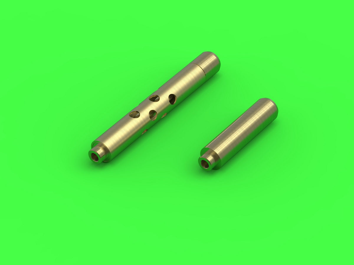 Master AM-32-126 1:32 Grumman F4F-3 Wildcat LATE - .50 Browning gun barrels with round holes & Pitot Tube (two options)