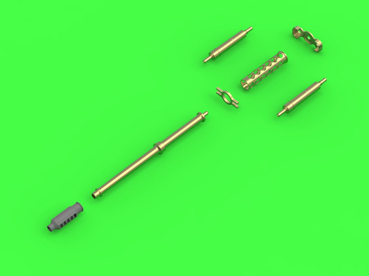 Master AM-35-002 1:35 AH-64A Apache - M230 Chain Gun barrel (30mm), Pitot Tubes and tail antenna