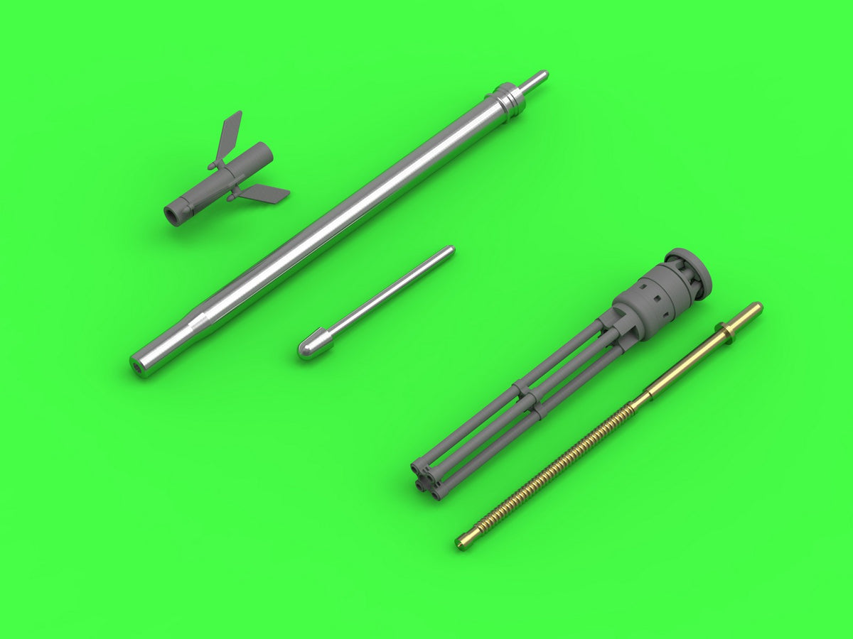 Master AM-35-003 1:35 Mil Mi-24V Hind-E - JakB-12.7 machine gun barrel and DUAS probe