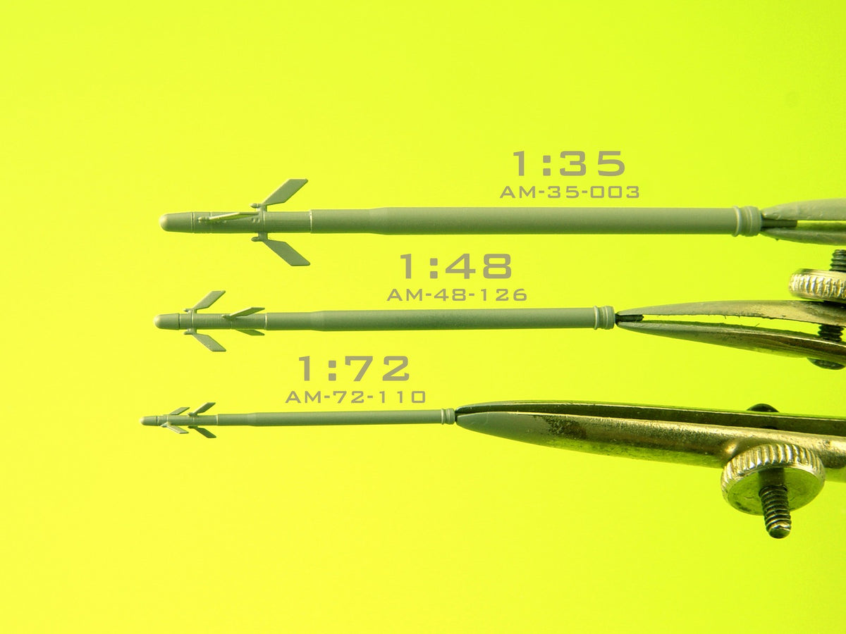 Master AM-35-003 1:35 Mil Mi-24V Hind-E - JakB-12.7 machine gun barrel and DUAS probe