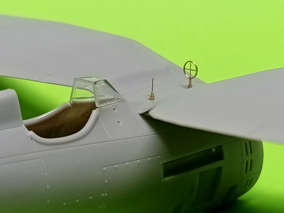 Master AM-48-160 1:48 PZL P.11c - details set - wz. 33 machine gun barrels, gunsight and Venturi Tube