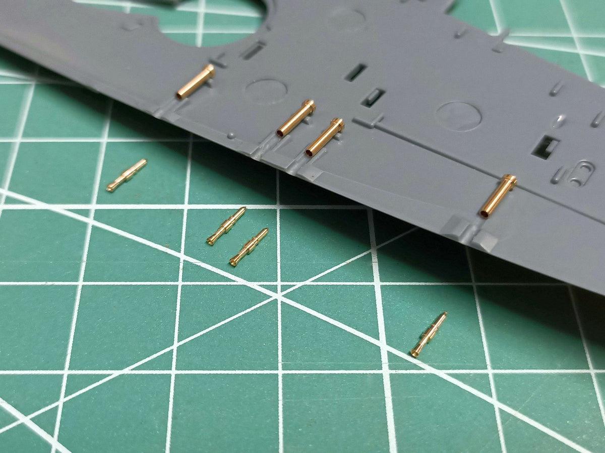 Master AM-48-163 1:48 Supermarine Spitfire Mk.I early - Browning .303 with flash hider barrel tips and early gunsight
