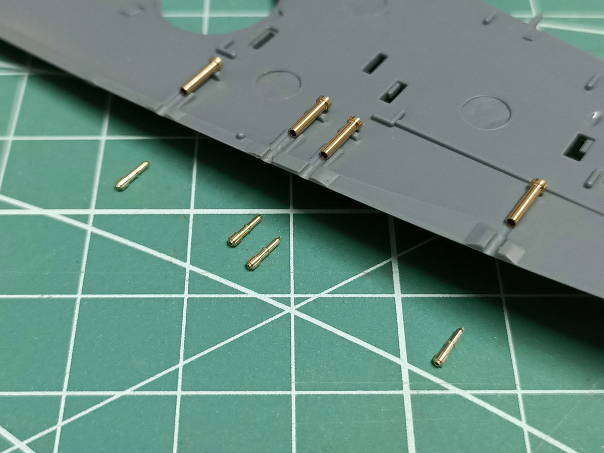 Master AM-48-164 1:48 Supermarine Spitfire Mk.Ia/Mk.IIa/Mk.Va - Browning .303 barrel tips