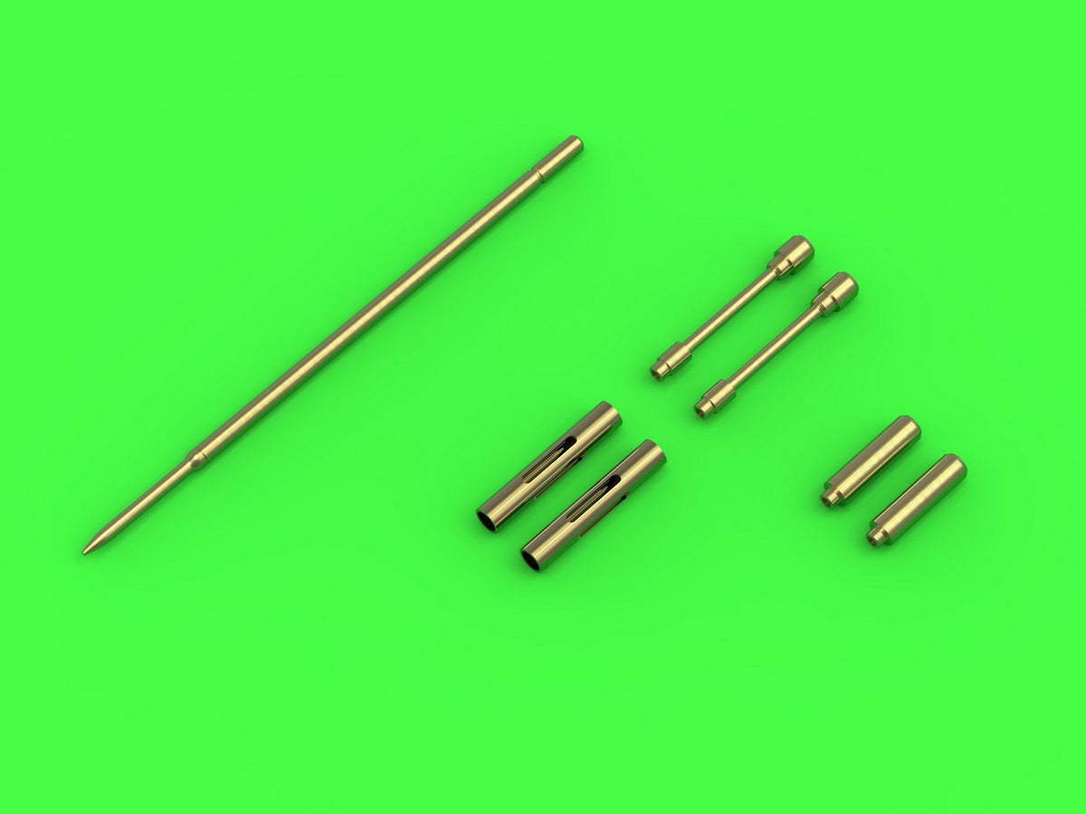 Master AM-48-168 1:48 F4F-3 Wildcat EARLY (pre-war) - .50 Browning gun barrels with oblong holes & early Pitot Tube