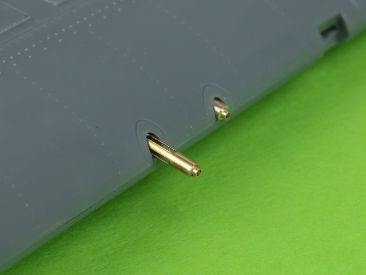 Master AM-48-168 1:48 F4F-3 Wildcat EARLY (pre-war) - .50 Browning gun barrels with oblong holes & early Pitot Tube