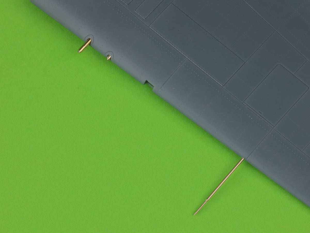 Master AM-48-168 1:48 F4F-3 Wildcat EARLY (pre-war) - .50 Browning gun barrels with oblong holes & early Pitot Tube