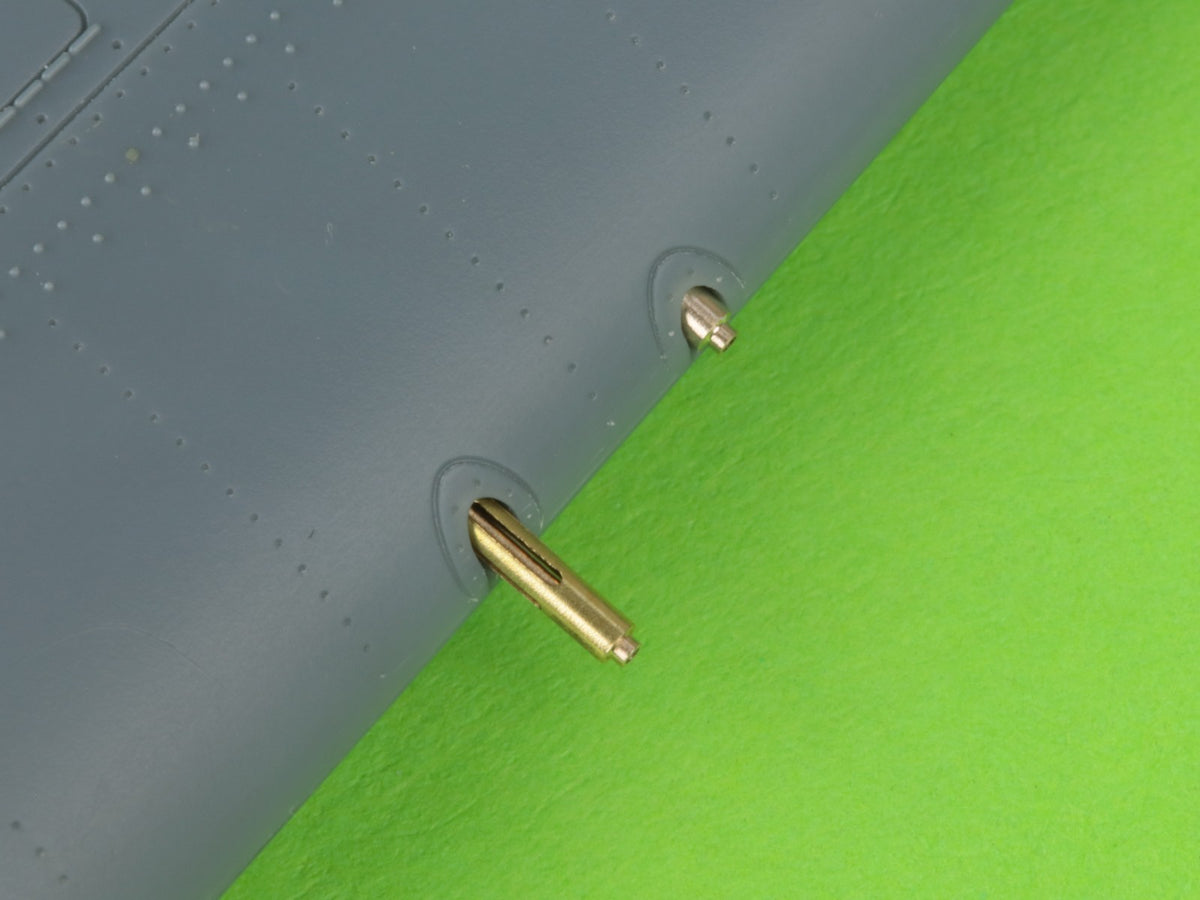 Master AM-48-168 1:48 F4F-3 Wildcat EARLY (pre-war) - .50 Browning gun barrels with oblong holes & early Pitot Tube