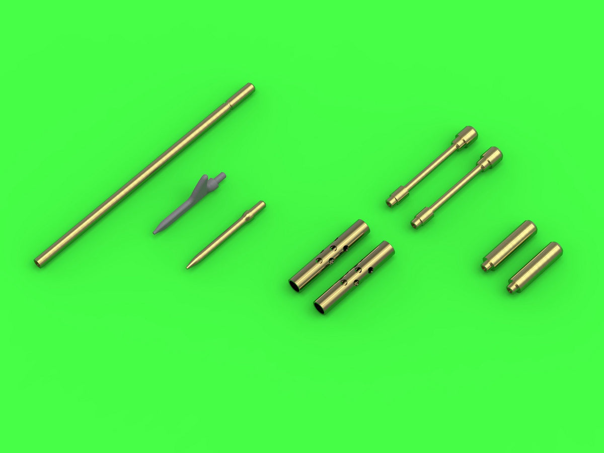 Master AM-48-169 1:48 F4F-3 Wildcat LATE - .50 Browning gun barrels with round holes & Pitot Tube