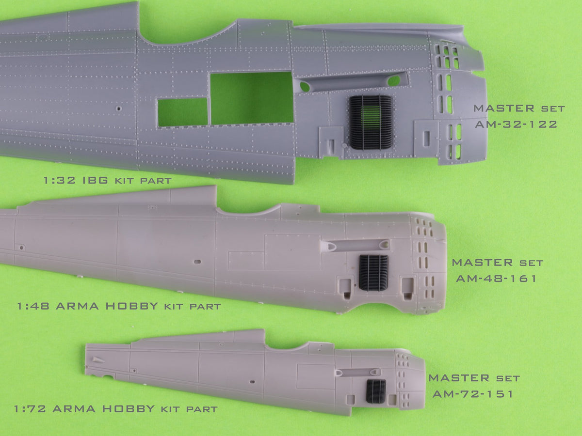 Master AM-72-151 1:72 PZL P.11c - oil cooler