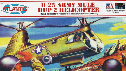 Atlantis A502 1:48 H-25 Army Mule HUP-2 Helicopter