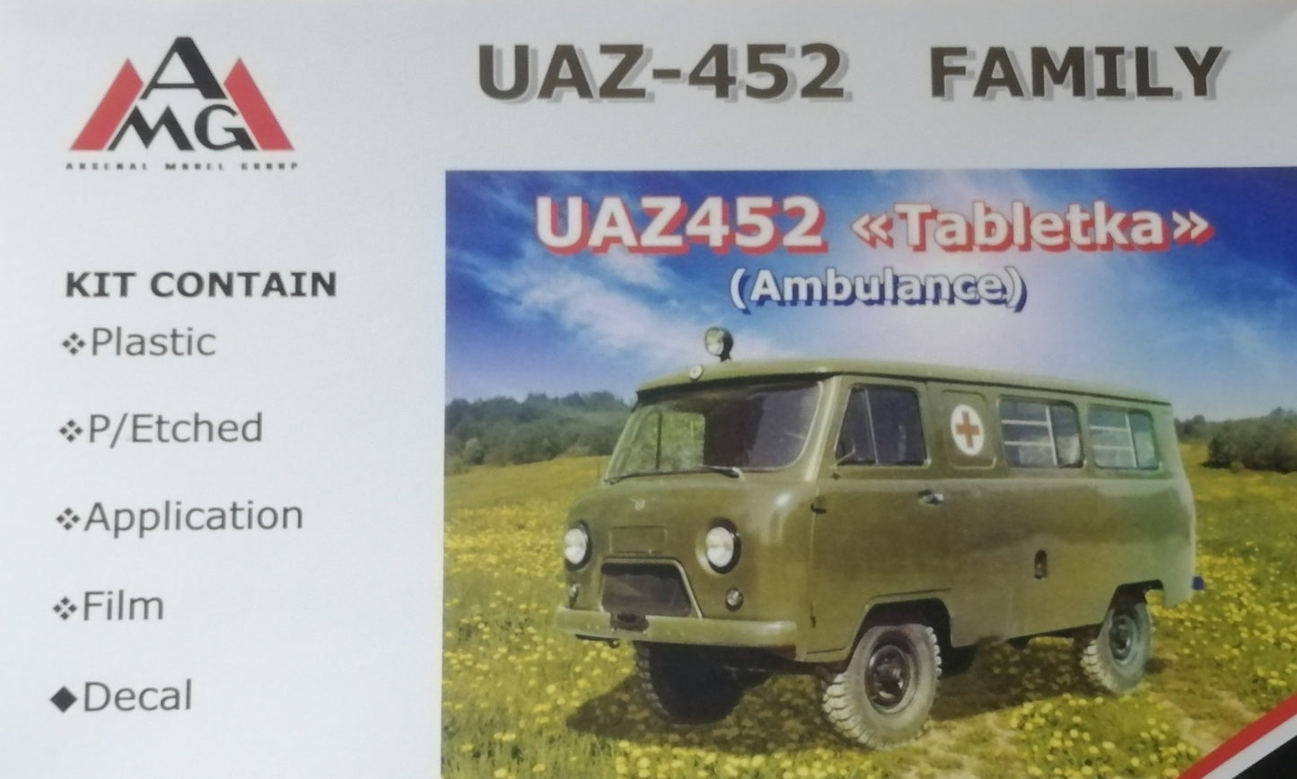 Arsenal Model Group 35408 1:35 UAZ-452 TABLETKA Ambulance Version