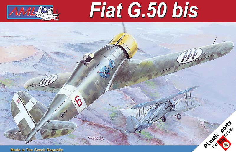 AML 72056F 1:72 Fiat G.50bis 'Over Balkan's Sky' with injection canopy (ex-FLY kit)