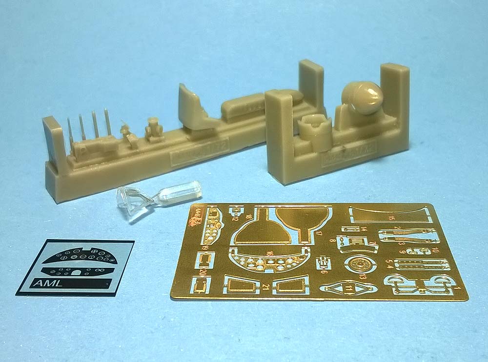 AML 72056F 1:72 Fiat G.50bis 'Over Balkan's Sky' with injection canopy (ex-FLY kit)