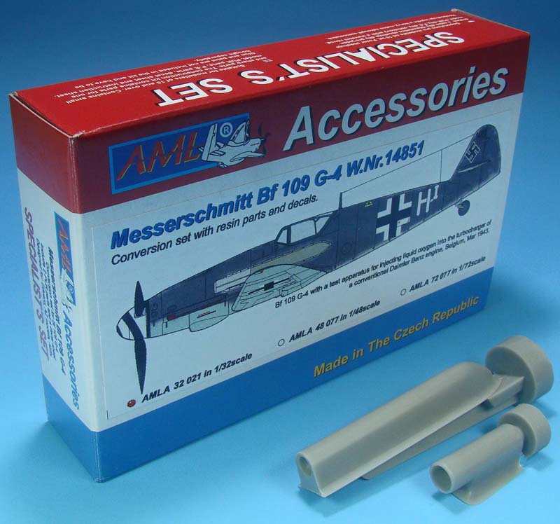 AML A32021 1:32 Messerschmitt Bf-109G-4 W.Nr.14851 conversion set