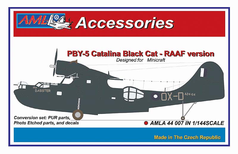 AML A44007 1:144 Consolidated PBY-5 Catalina Black Cat - RAAF version