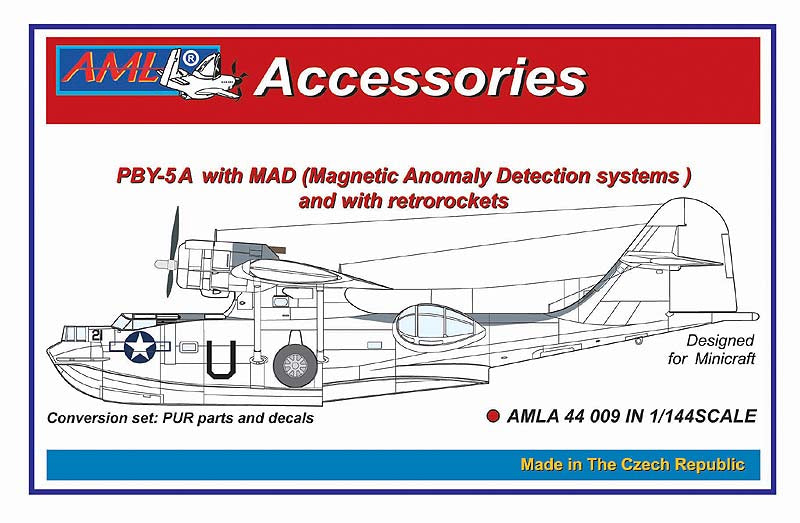 AML A44009 1:144 Consolidated PBY-5A with MAD ( Magnetic Anomaly Detection system ) and with retrorockets