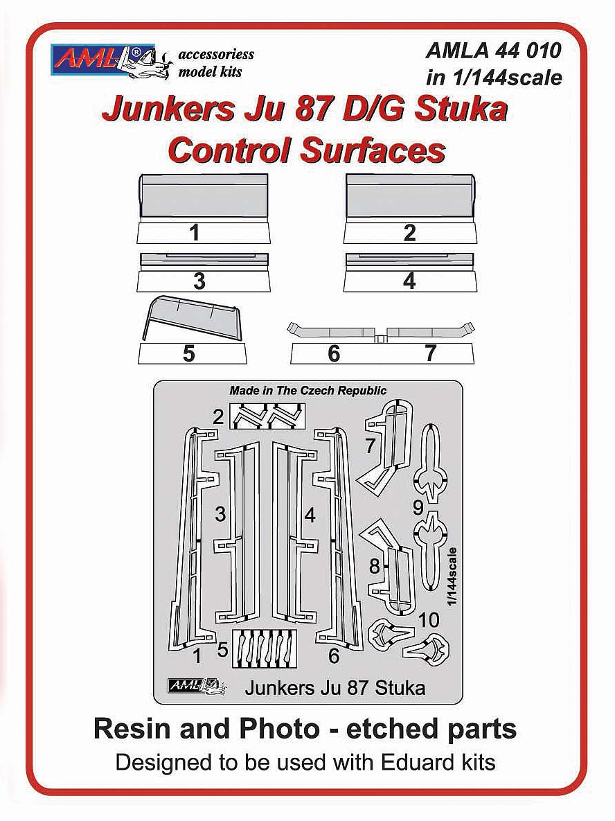 AML A44010 1:144 Junkers Ju-87D/G 'Stuka' Control Surface