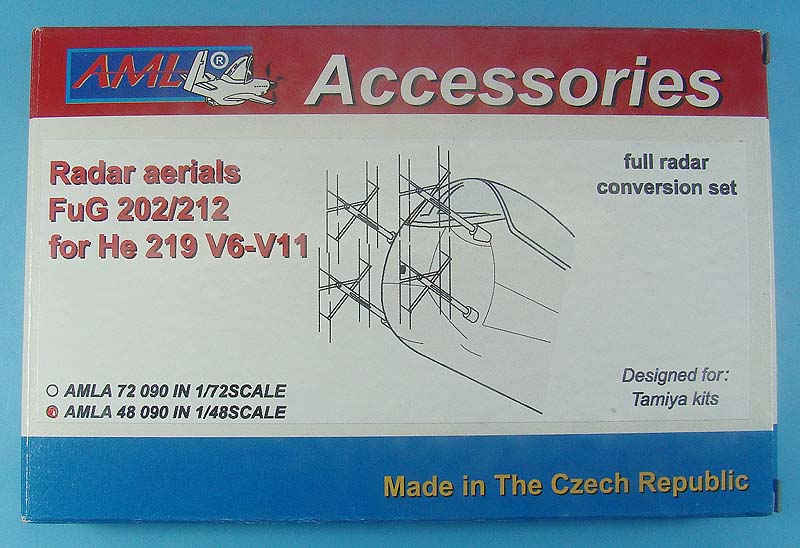 AML A48090 1:48 Radar aerials FuG 202/212 for Heinkel He-219 V6-V11
