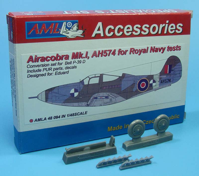 AML A48094 1:48 Bell Airacobra Mk.I AH574 for Royal Navy tests