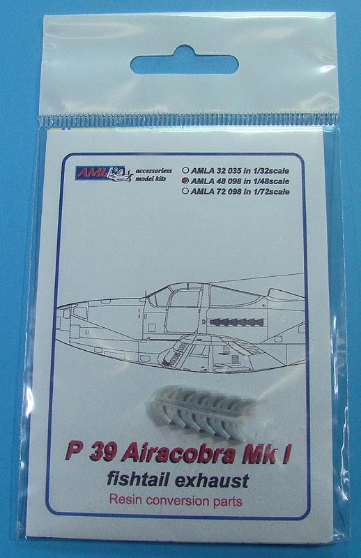 AML A48098 1:48 Bell P-39 Airacobra Mk.I fishtail exhaust