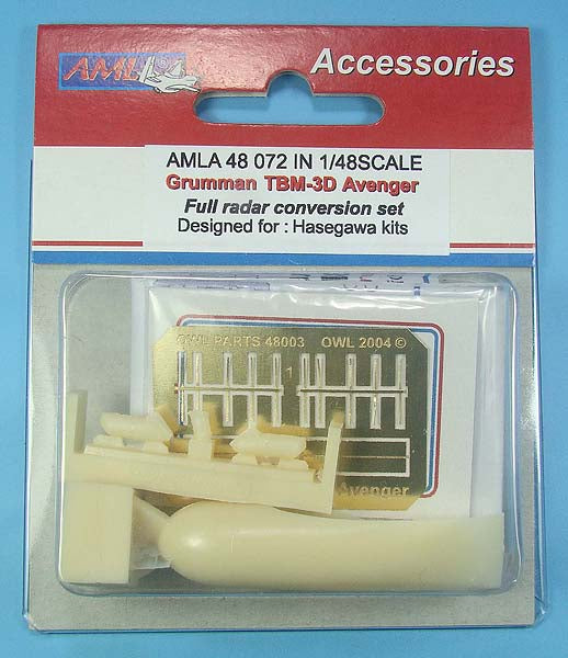 AML A72072 1:72 Full radar conversion set for the Grumman TBM-3D Avenger