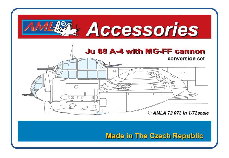 AML A72073 1:72 MG FF cannon for the Junkers Ju-88A-4