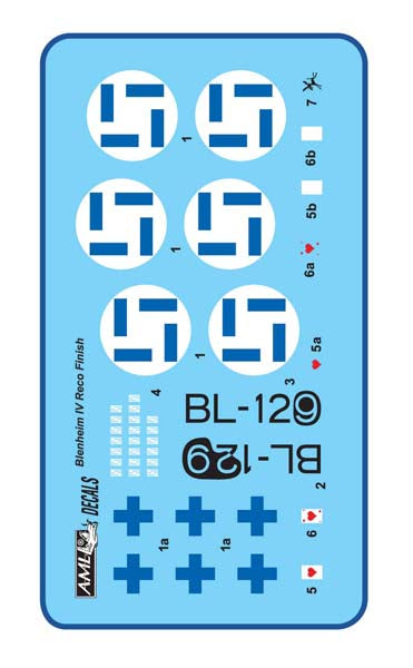 AML A72074 1:72 Bristol Blenheim Mk.IV reconnaissance in Finnish Air Force