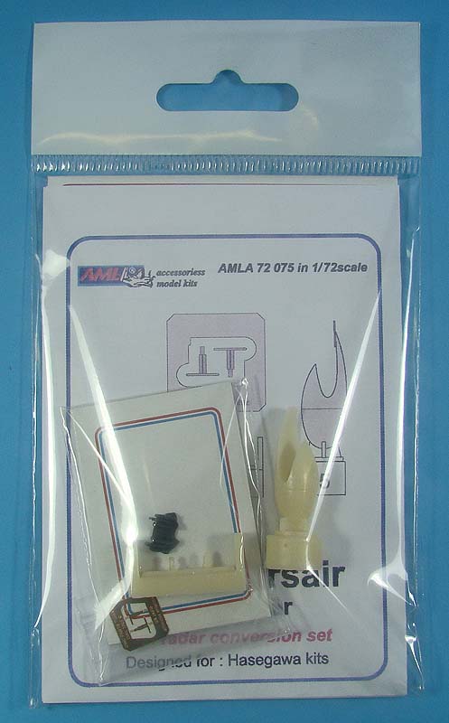 AML A72075 1:72 Vought F4U-2 Corsair night fighter Full radar conversion set