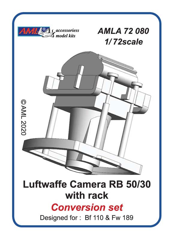AML A72080 1:72 Luftwaffe Camera RB 50/30 with rack