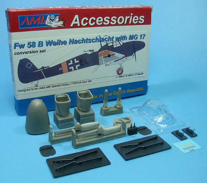 AML A72086 1:72 Focke-Wulf Fw-58B/C Nachtschlacht with MG 17