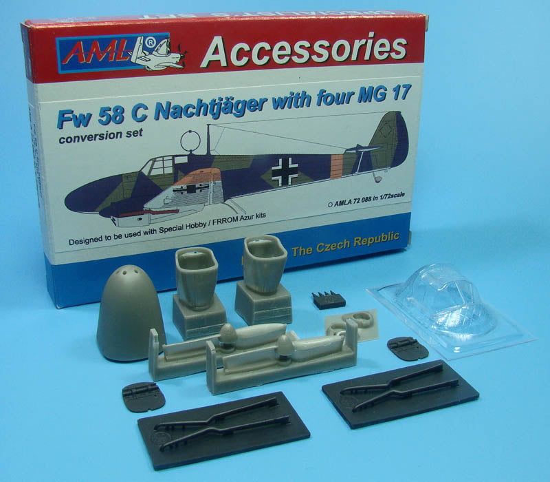 AML A72088 1:72 Focke-Wulf Fw-58B/C Nachtjager with four MG 17